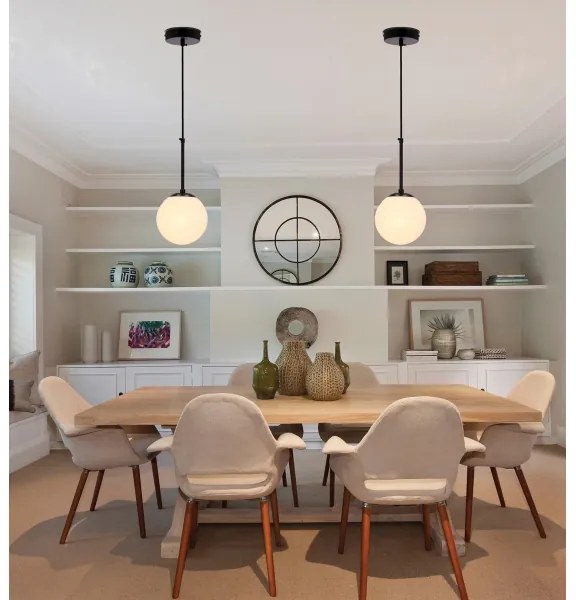 Luster na lanku POMPEI 1xE27/40W/230V čierna