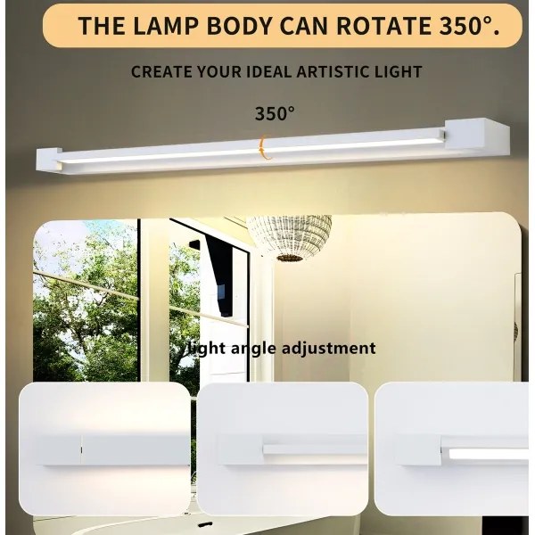 Brilagi- LED osvetlenie zrkadla do kúpeľne AQUA LINE LED/24W/230V 90 cm IP44 biela