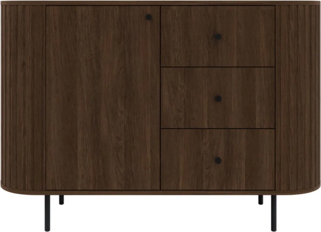 Komoda Ovalio Dub Dunin (1F3S, Typ 813)