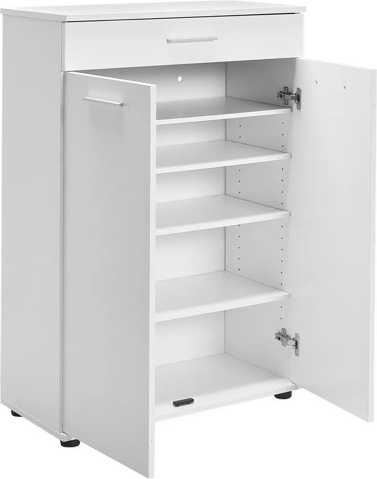 Skrinka na topánky Adra White