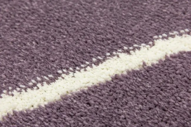 Koberec LIMA C877B fialový / krémový