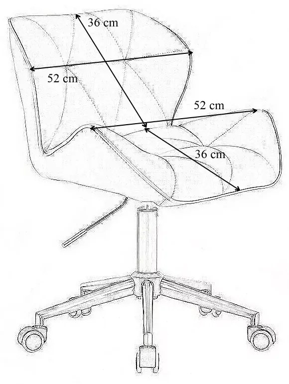 LuxuryForm DESIGN Stolička MILANO VELUR na striebornom tanierii - hnedá