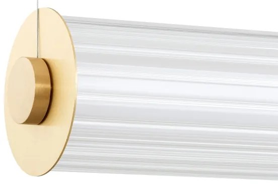 Argon 8624 - LED Luster na lanku HAMPTON LED/90W/230V 3000K 120 cm mosadz