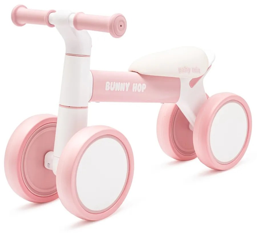Detské odrážadlo Baby Mix Bunny Hop Ultralight ružové