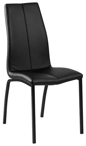 Asama jedálenská stolička čierna / čierna