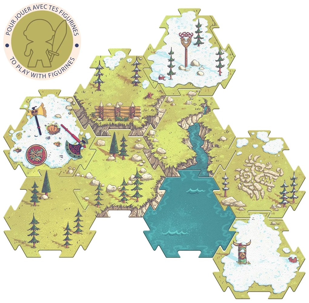 Arty Toys – Veľké puzzle – pirát Alric z krajiny Vikingov – 15 ks