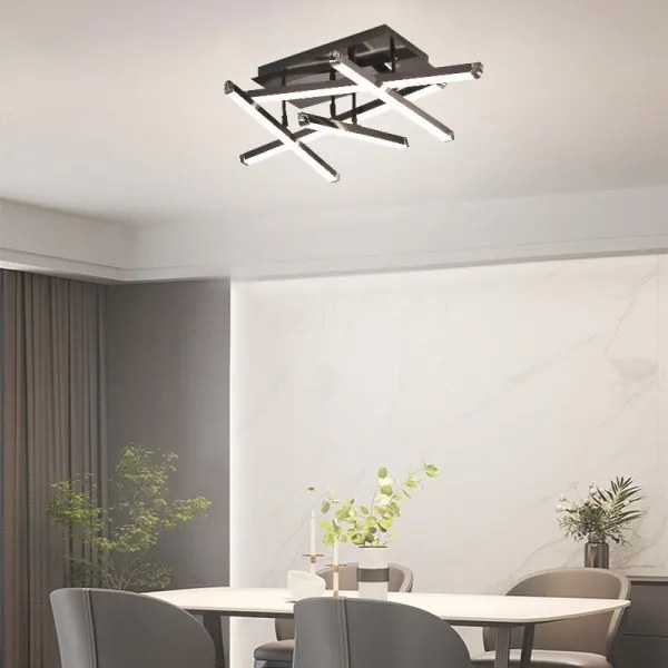 LED Stmievateľný prisadený luster LED/60W/230V 3000-6500K + diaľkové ovládanie