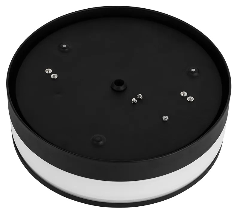 Moderné vonkajšie stropné svietidlo čierne 28 cm IP44 - Flavi