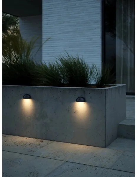 Nordlux - Vonkajšie nástenné svietidlo SCORPIUS 1xE14/15W/230V IP44 čierna