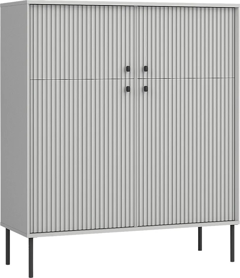 Skriňa ARIS 2D2D, sivá