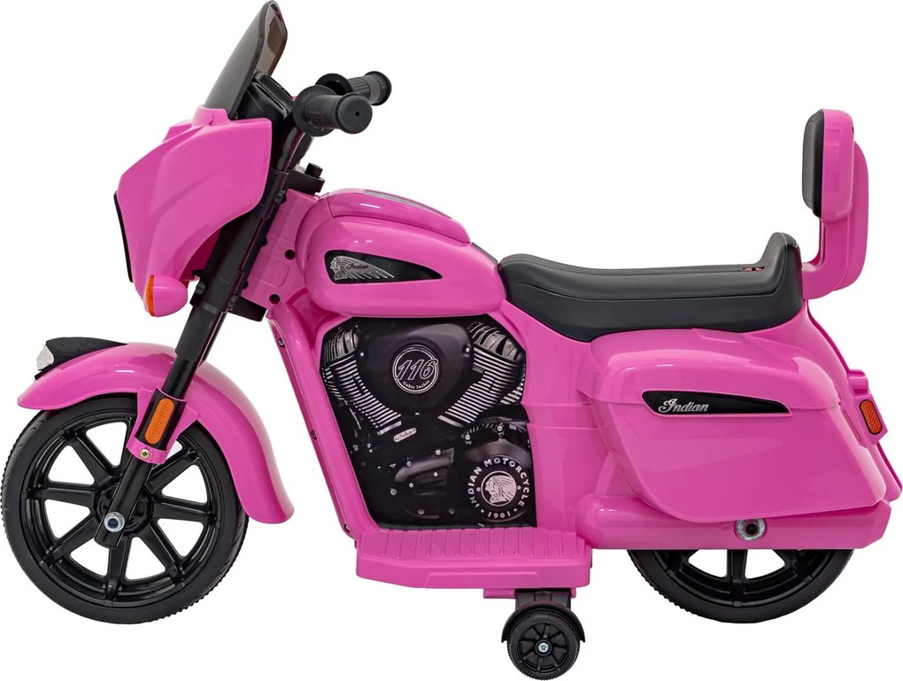 Ramiz Detská motorka Chopper INDIAN ružová