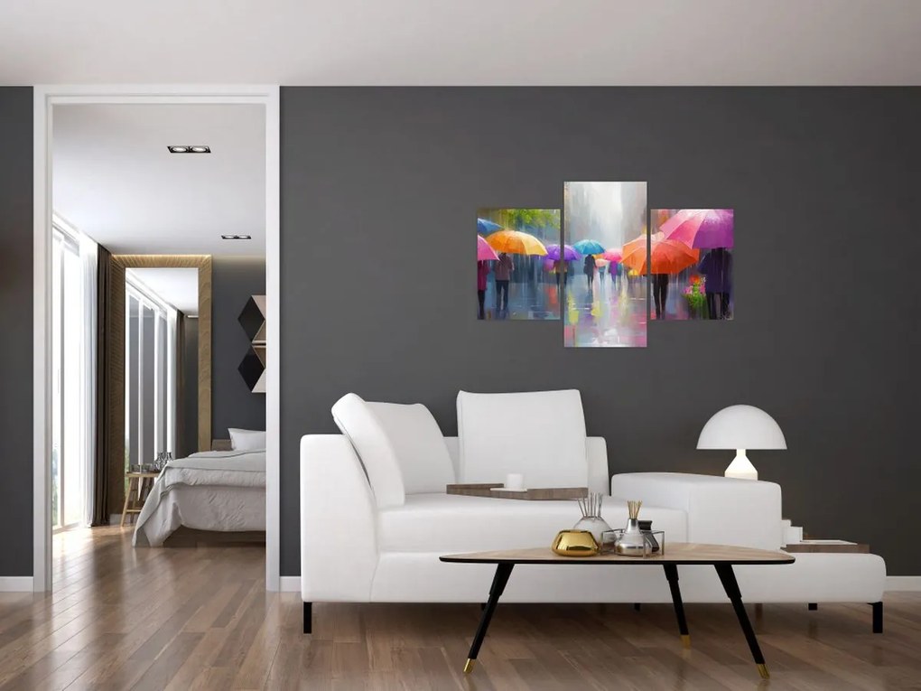 Obraz - Daždivý deň (90x60 cm)