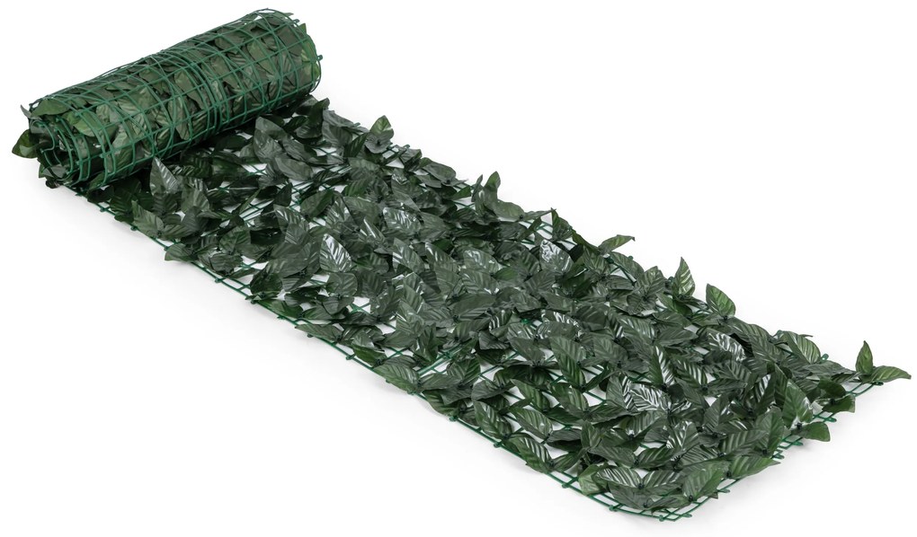 Umelý živý plot 300x50 cm - brečtanovo zelená