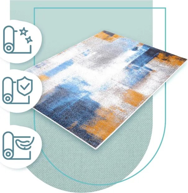 Koberec Agnella Soft Lyse sivý / popol