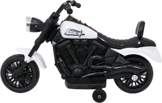Elektrická motorka STAR biela