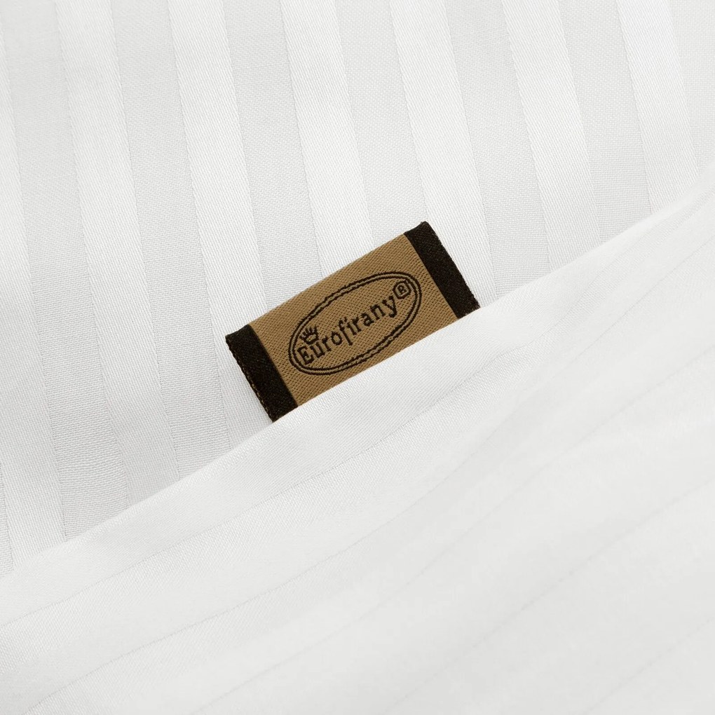 SATÉNOVÉ OBLIEČKY VERA 140X200 CM, 1 KS 70X80 CM BIELE