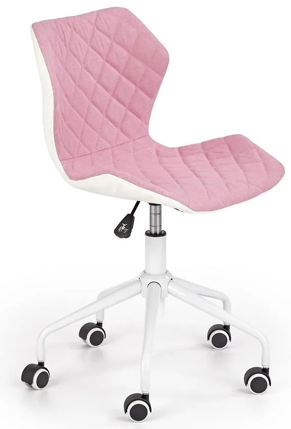 Kancelárske kreslo Matrix 3 Ružová/Biely