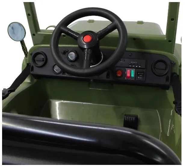 Jamara Elektrické autíčko Jeep Willys MB Army 12 V (100382860)