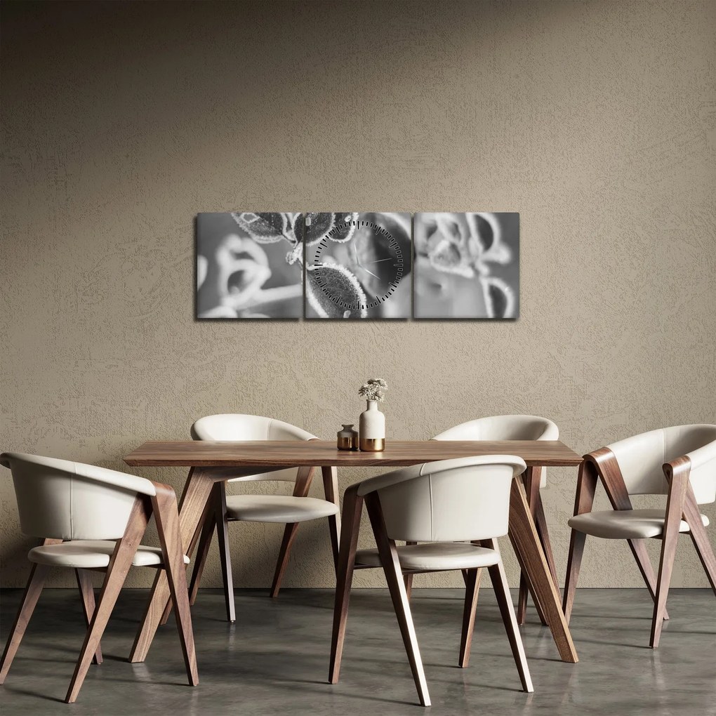 Obraz - Príroda na jeseň (s hodinami) (90x30 cm)