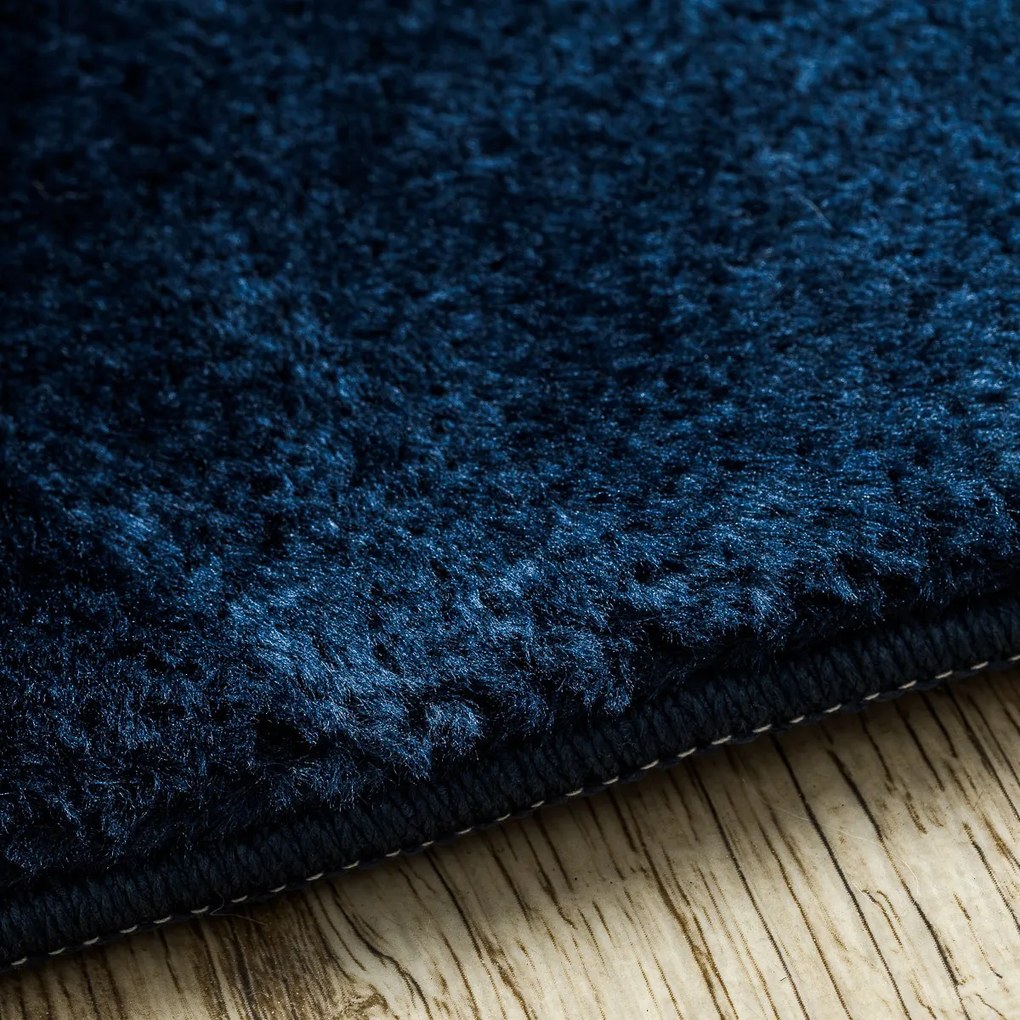 Dywany Łuszczów, Kusový koberec Visco Rabbit Dark blue 10, 160x220, modrá, detská izba