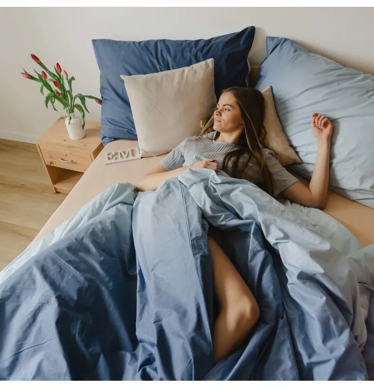 Obliečky bavlnené Iris EMI, Štandardný set jednolôžko obsahuje 1x 140x200 + 1x 70x90