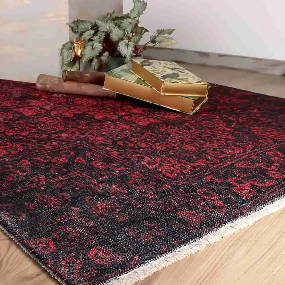 Jutex Kusový koberec Azteca 550 červený, Rozmery 1.50 x 2.30 | BIANO