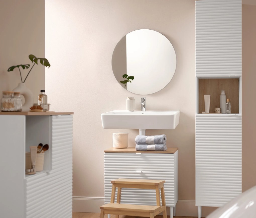 Vysoká kúpeľňová skrinka »SONARI« s dverami