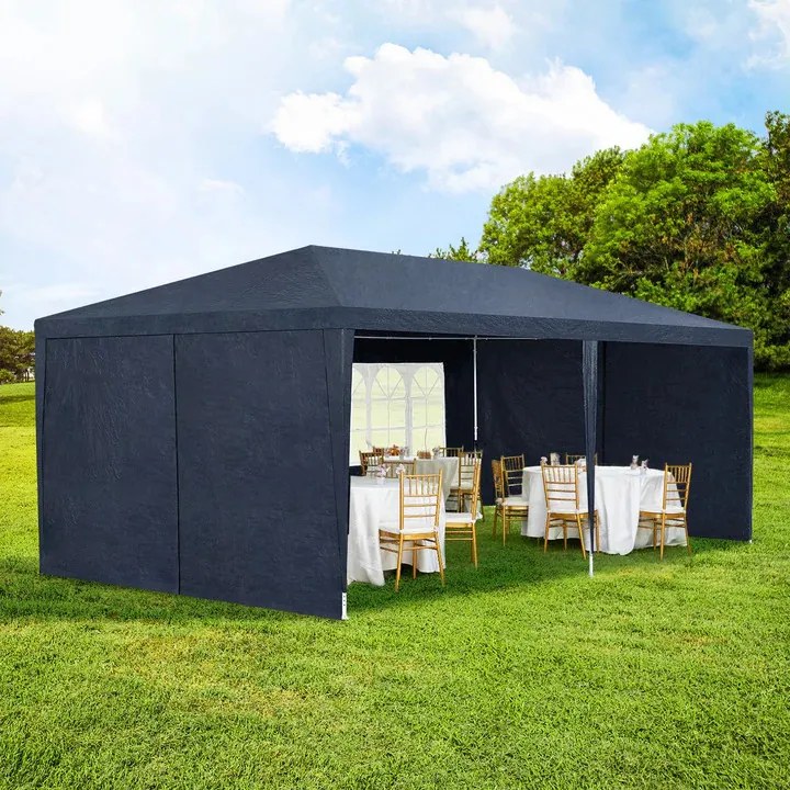 InternetovaZahrada Párty stan 3x6 m - modrá