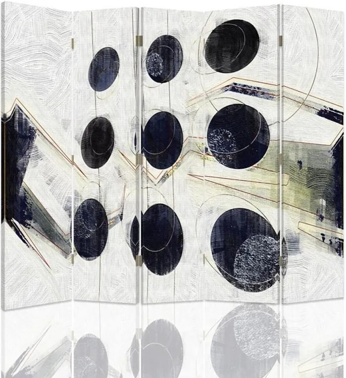 CARO Paraván - Nine | päťdielny | jednostranný 180x150 cm