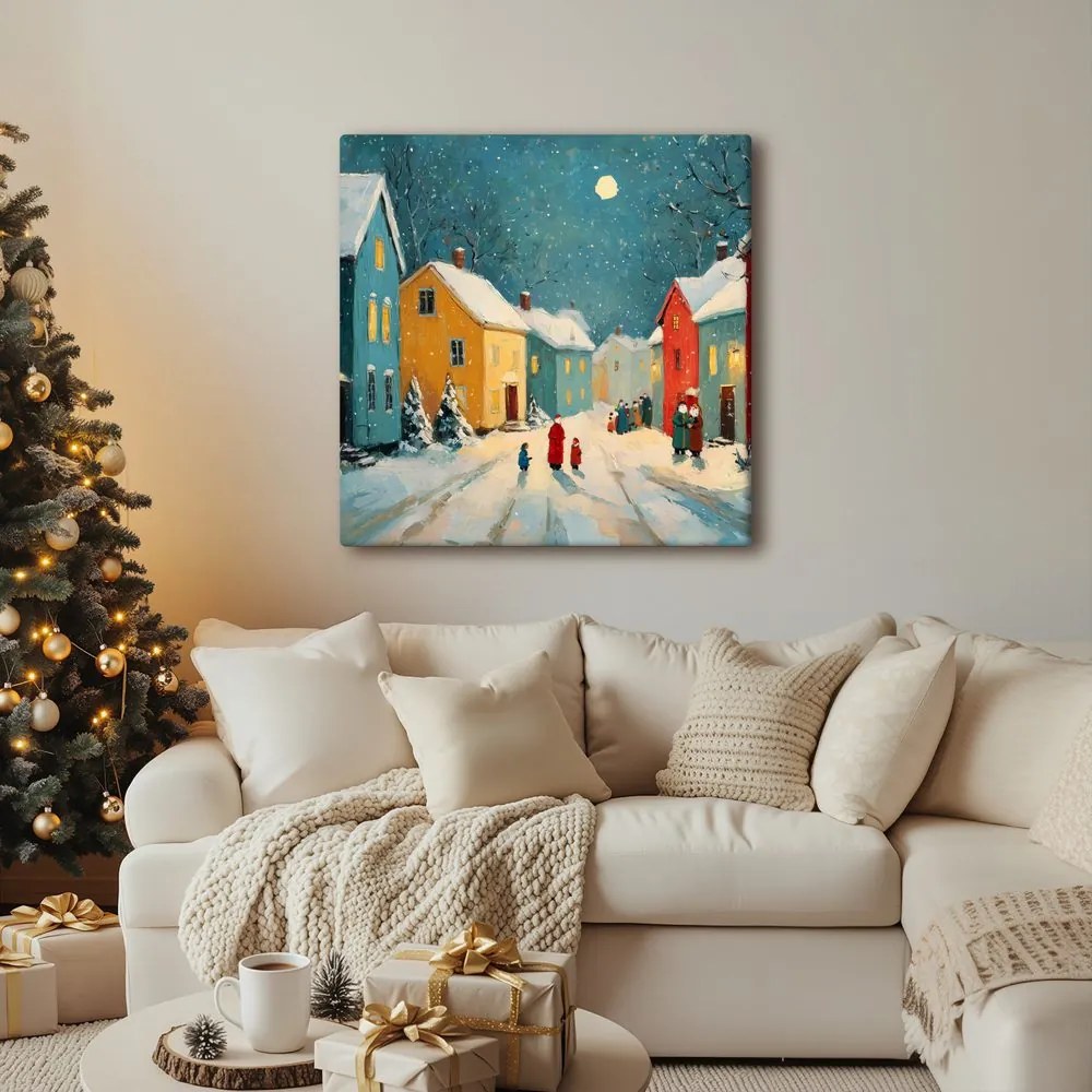 Obraz pokojná vianočná noc