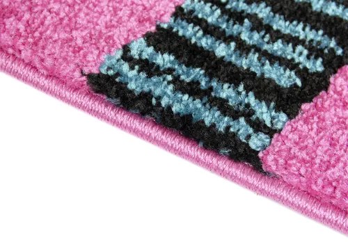 Koberce Breno Kusový koberec KIDS 420 Lila, ružová, viacfarebná,80 x 150 cm