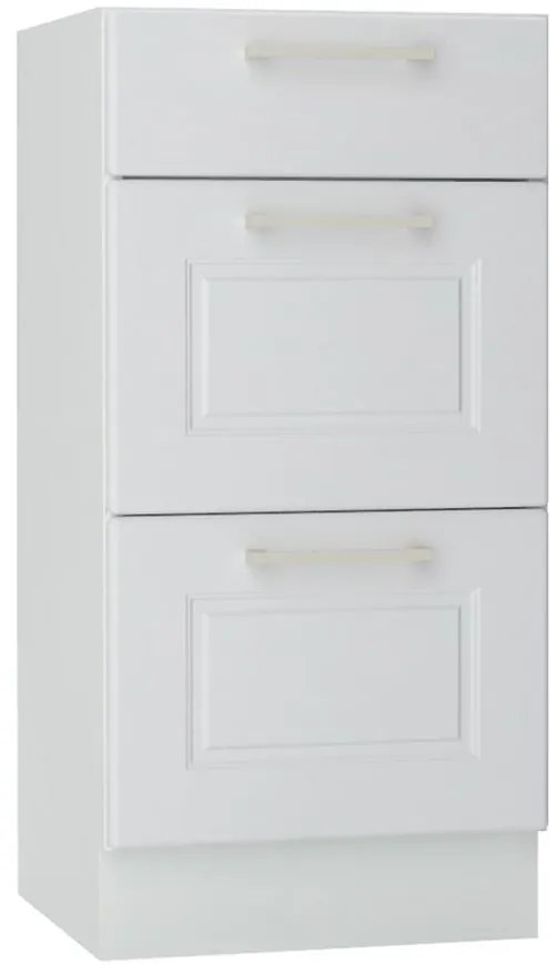 Kuchynská skrinka Natalia D40S3 sivá mat