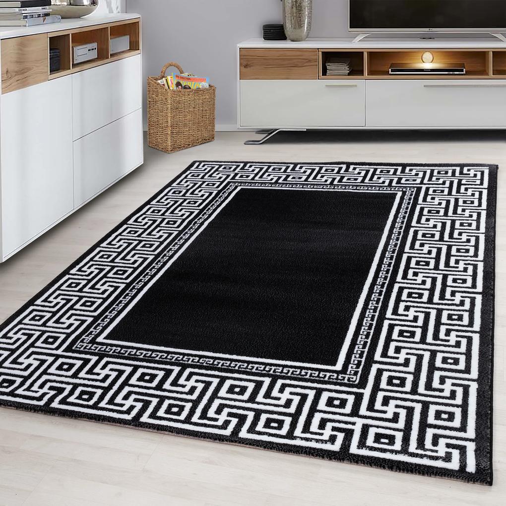 Ayyildiz koberce Kusový koberec Parma 9340 black - 80x150 cm