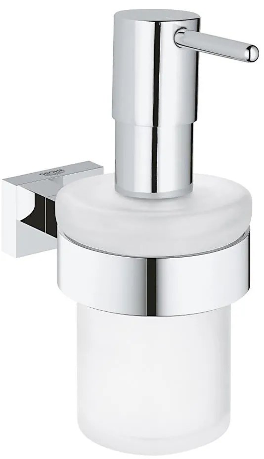 GROHE 40756001 - Dávkovač tekutého mydla ESSENTIALS CUBE 160 ml lesklý chróm