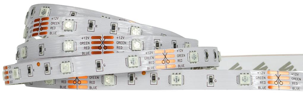 BERGE LED pásik - SMD 5050 - RGB - 1m - 30LED/m - 7,2W/m - IP20