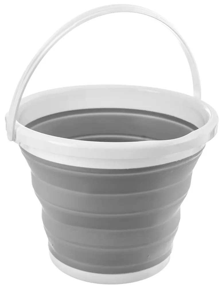 Skládací kýbl, kbelík, vědro silikonový KEMP (12l)