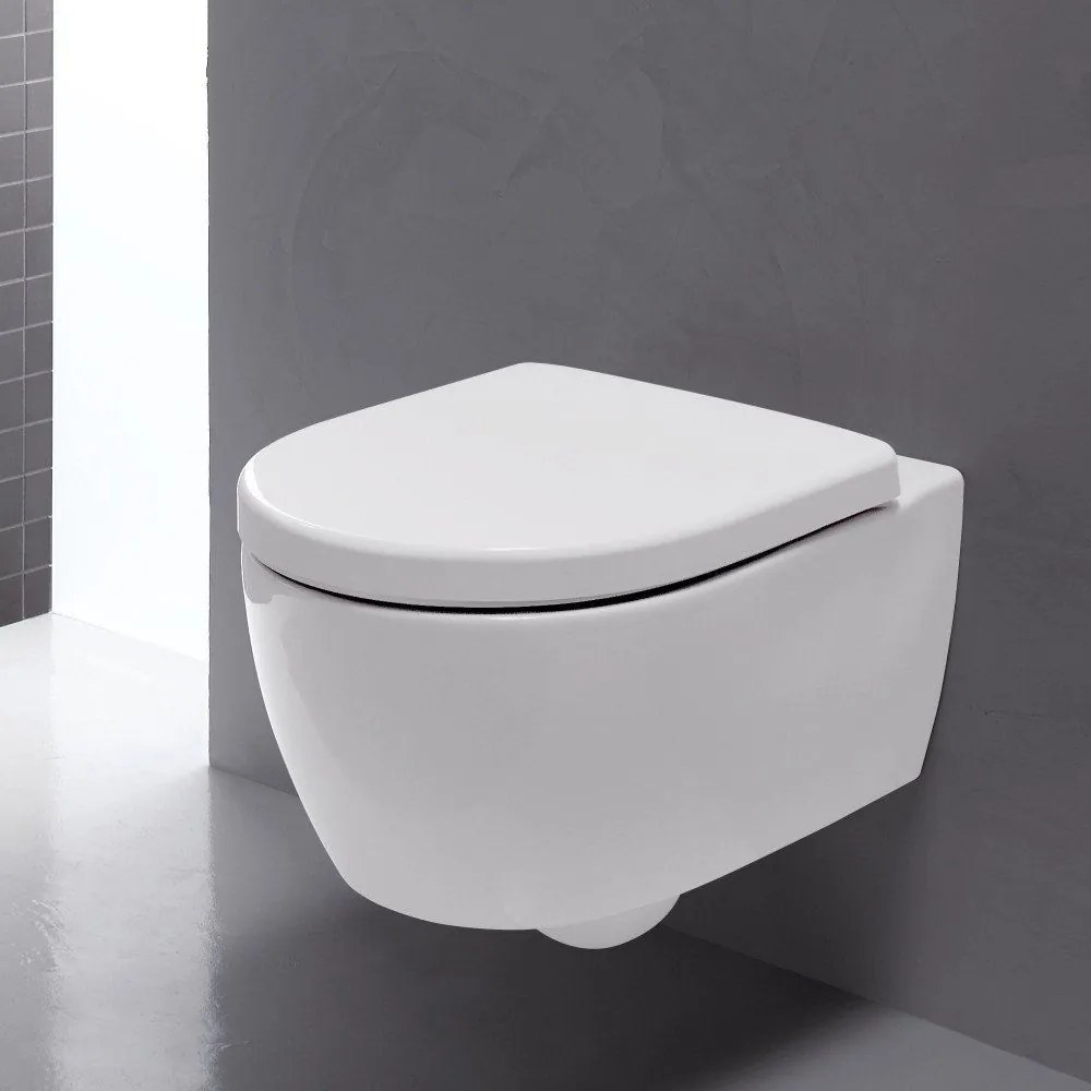 GEBERIT iCon WC sedátko s poklopom, z Duroplastu, biela, 574120000