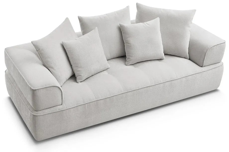 Svetlosivá ženilková pohovka 237 cm Whesley – Bobochic Paris