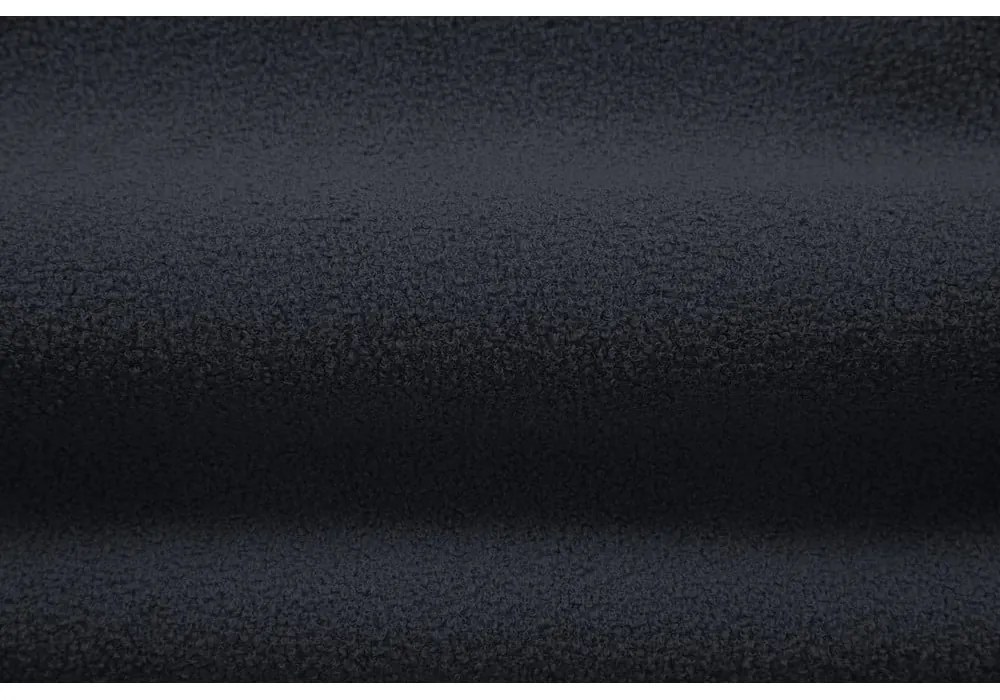 Tmavomodré kreslo z textílie buklé Jenny – Micadoni Home