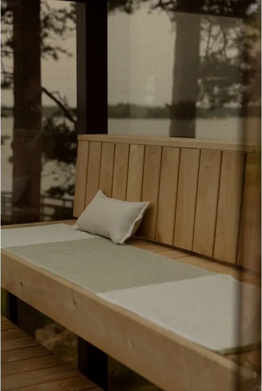 Podložka do sauny Kaisla 50x180, ľan-olivová