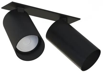 NOWODVORSKI Podhľadové bodové LED stropné osvetlenie MONO SURFACE, 2xGU10, 10W, čierne