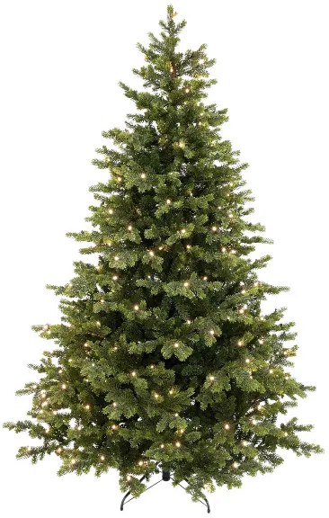 Umelý vianočný stromček 3D Jedľa Švédska 210cm 300LED