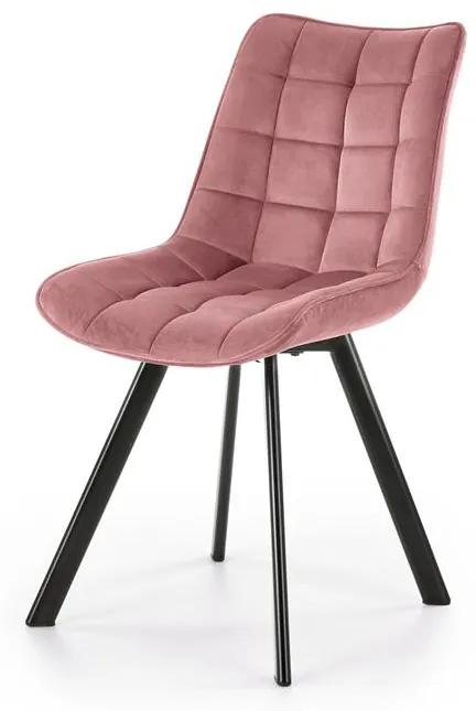 Jedálenská stolička SAM – látka, viac farieb Ružová