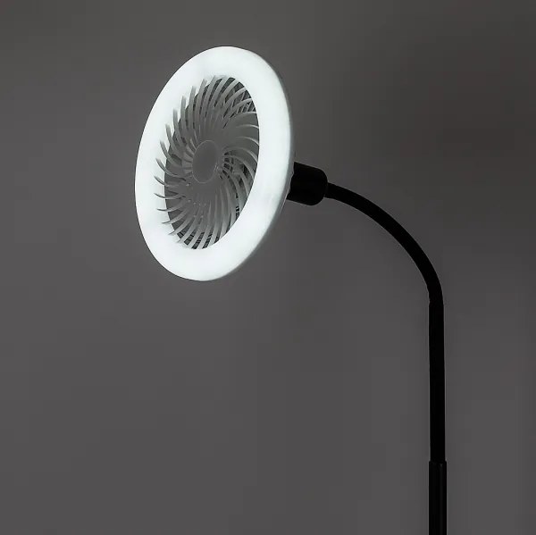 Rabalux 74031 - LED stojacia lampa s ventilátorom, priemer 30 cm, 1xE27/16W/230V