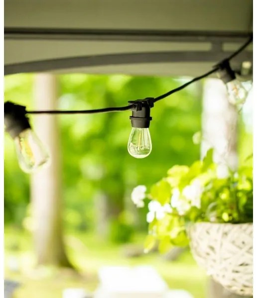 Vonkajšia dekoračná reťaz MIMOSA 20xE27/1,3W/230V IP44 10m