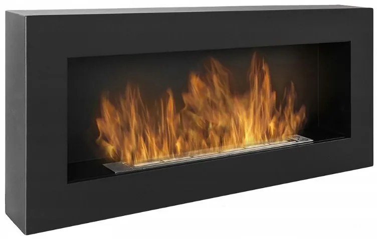 Závesný biokrb na stenu AIASA BOX ČIERNY MAT 90x40x12