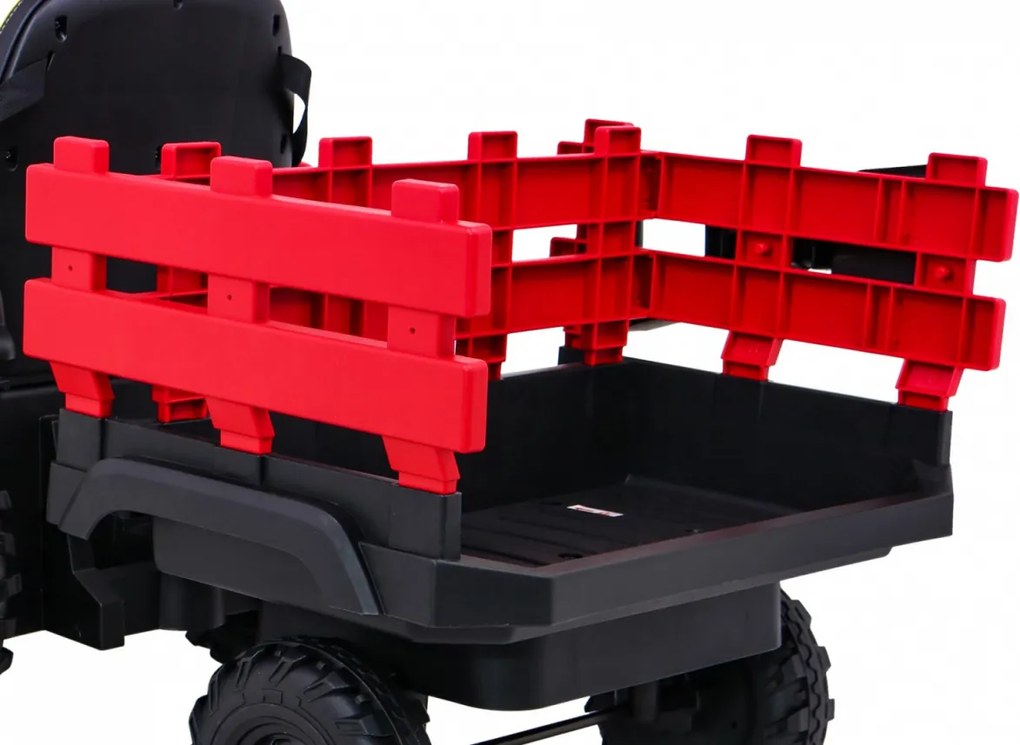 Ramiz Titánový traktor s prívesom Červený