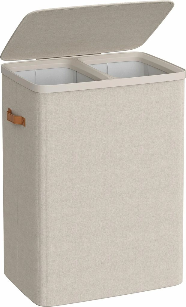 Kôš na bielizeň Daisy Beige 2x85l