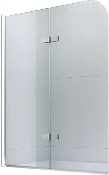 Mexen FELIX, vaňová zástena, 2-krídlová,, 100 x 140 cm, 890-100-002-01-00
