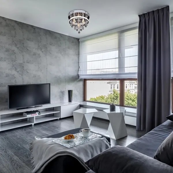 Rabalux 2236 - Krištáľový prisadený luster PALLAS LED/20W/230V + 3xE14/40W